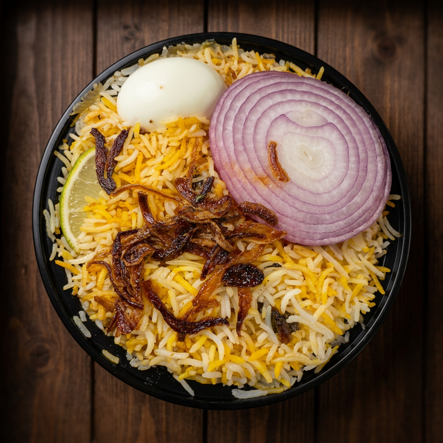 Goat Dum Biryani.